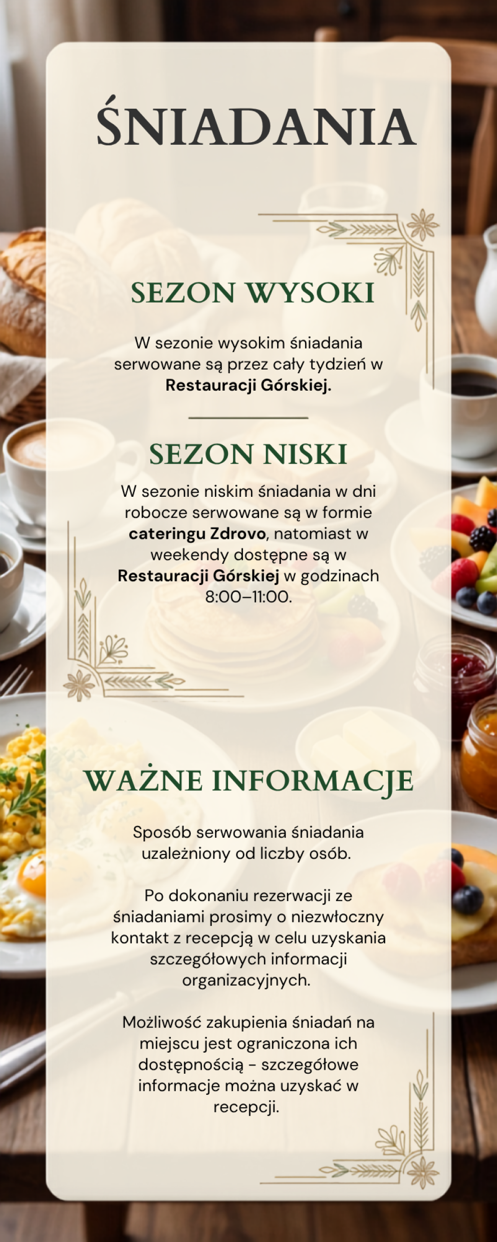 śniadania